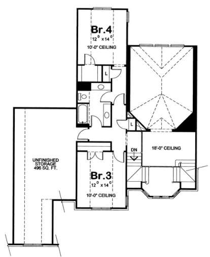 Floorplan 2 for House Plan #402-01074