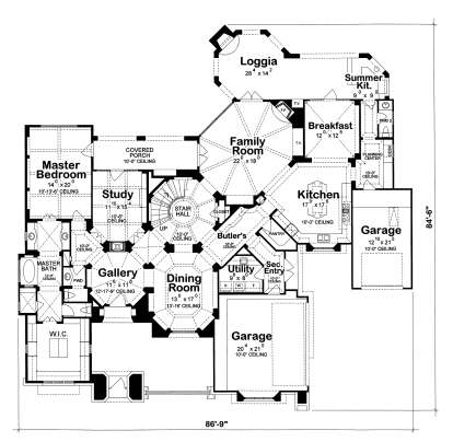 Main Floor  for House Plan #402-01075