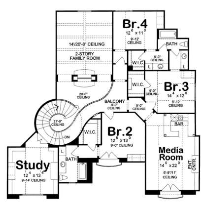 Floorplan 2 for House Plan #402-01078