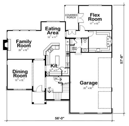 Floorplan 1 for House Plan #402-01081