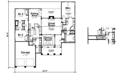 Floorplan1 for House Plan #402-01082