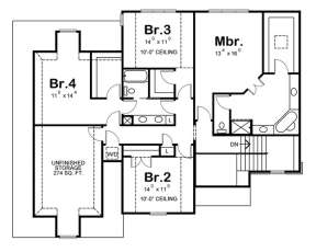 Floorplan 2 for House Plan #402-01083