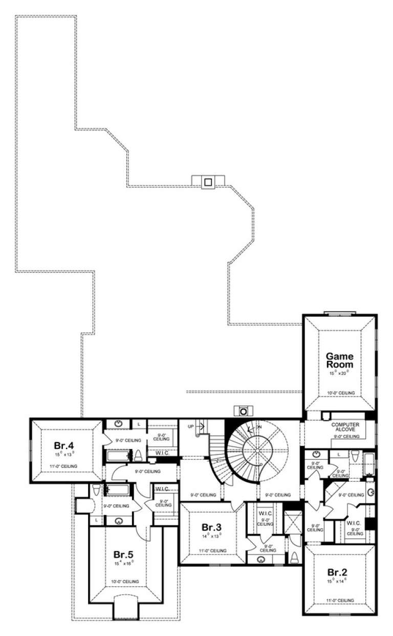 House Plan House Plan #7552 Drawing 2