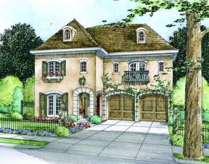 4 Bed, 3 Bath, 4066 Square Foot House Plan - #402-01090
