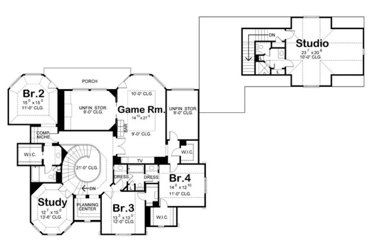 Floorplan 2 for House Plan #402-01092