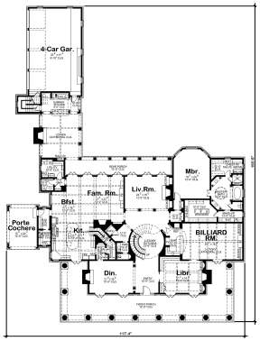 Main Floor for House Plan #402-01093