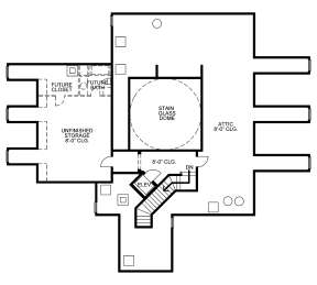 Unfinished Storage for House Plan #402-01093