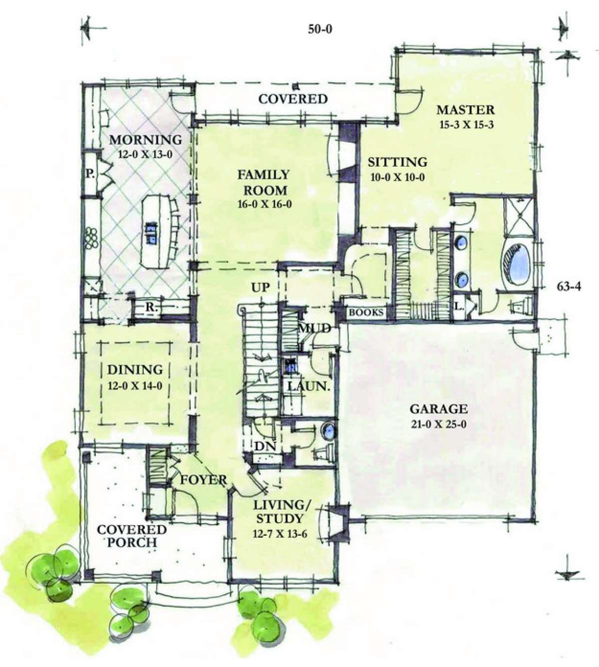 Floorplan 1 for House Plan #402-01095