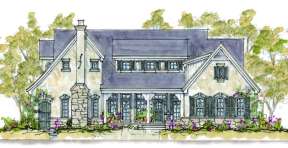 French Country House Plan #402-01097 Elevation Photo