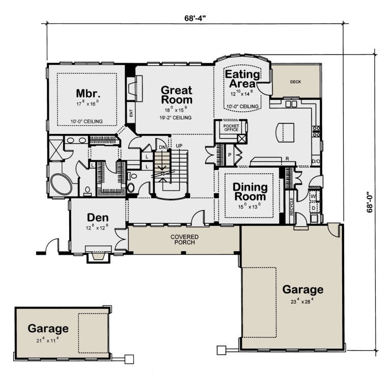 House Plan House Plan #7563 Drawing 1
