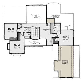 Floorplan 2 for House Plan #402-01097
