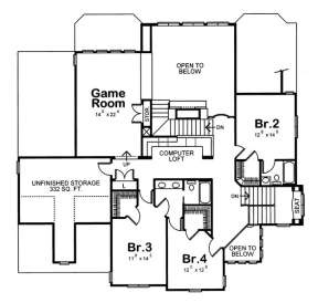 Floorplan 2 for House Plan #402-01098