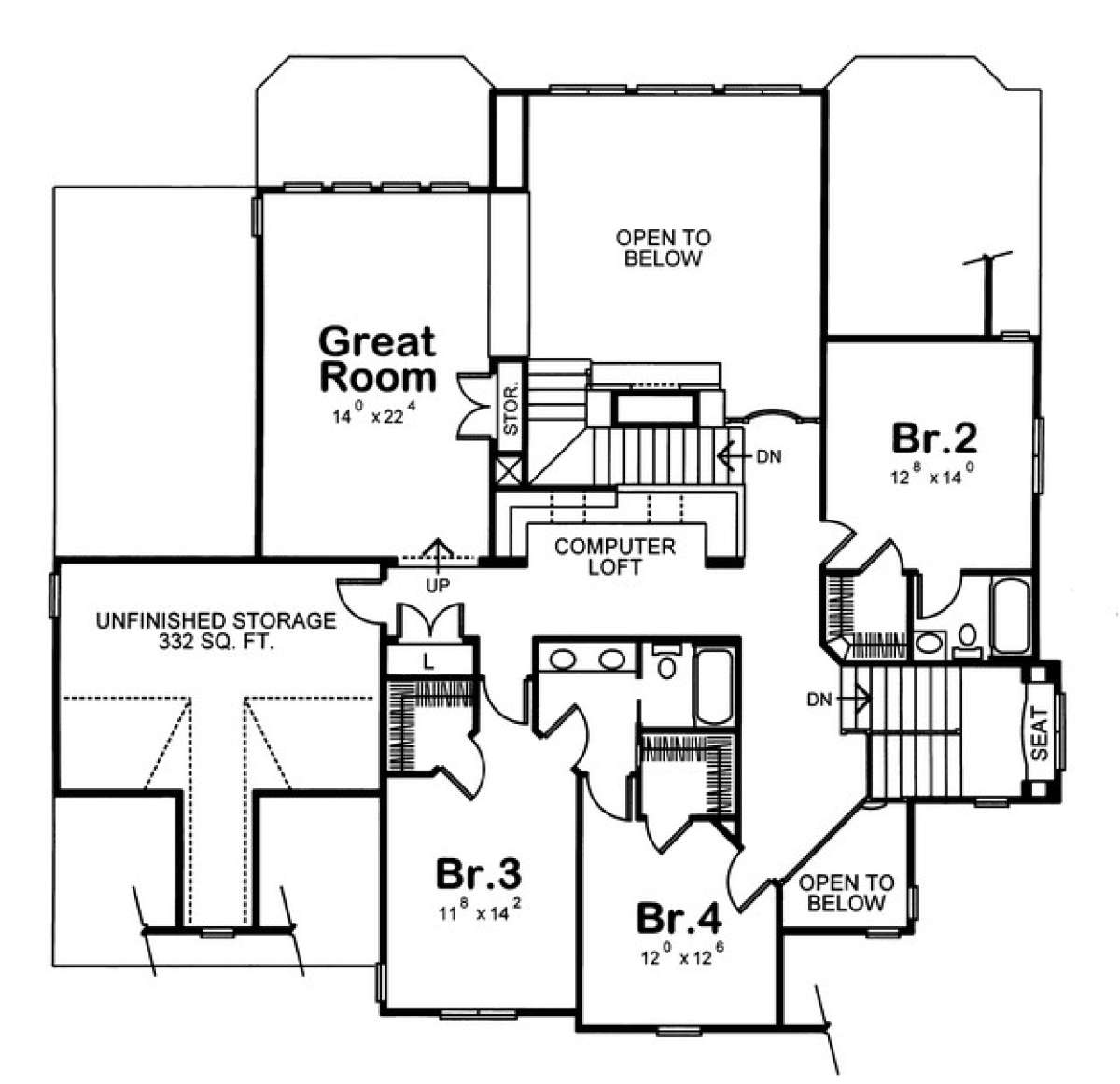 Floorplan 2 for House Plan #402-01099