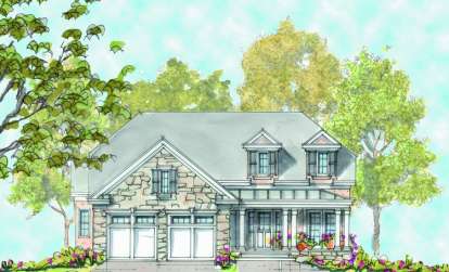 3 Bed, 2 Bath, 2405 Square Foot House Plan - #402-01111