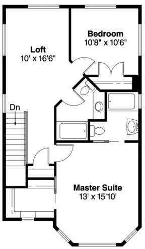 Floorplan 2 for House Plan #035-00107