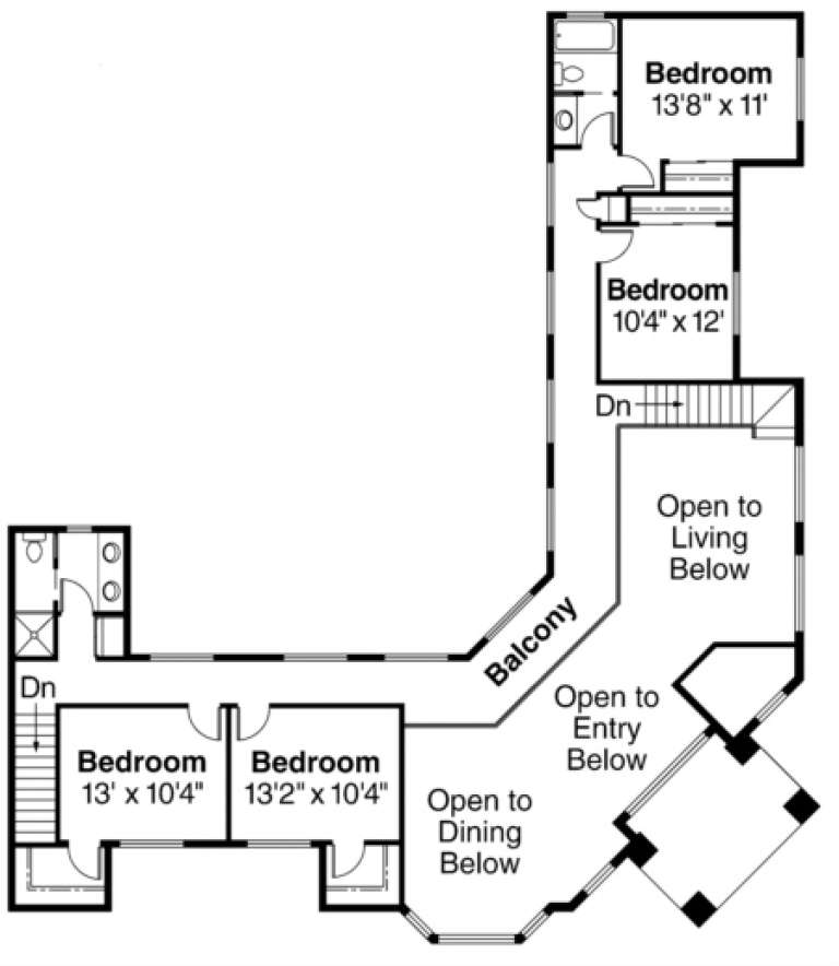 House Plan House Plan #759 Drawing 2
