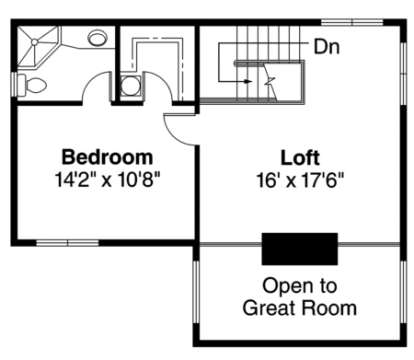 Second Floor for House Plan #035-00109