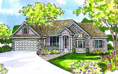 3 Bed, 3 Bath, 2989 Square Foot House Plan - #035-00110