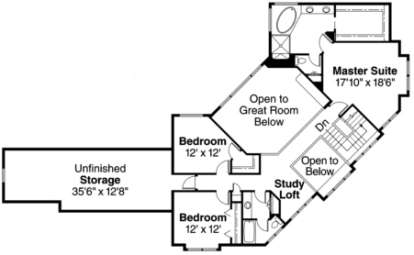 Floorplan 2 for House Plan #035-00113