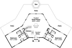 Floorplan for House Plan #035-00117