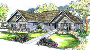 Cottage House Plan #035-00120 Elevation Photo