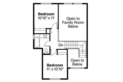 Second Floor for House Plan #035-00121