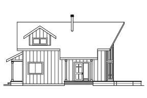 Cabin House Plan #035-00125 Elevation Photo