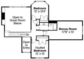Floorplan 2 for House Plan #035-00128