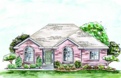 2 Bed, 2 Bath, 1802 Square Foot House Plan - #402-01372