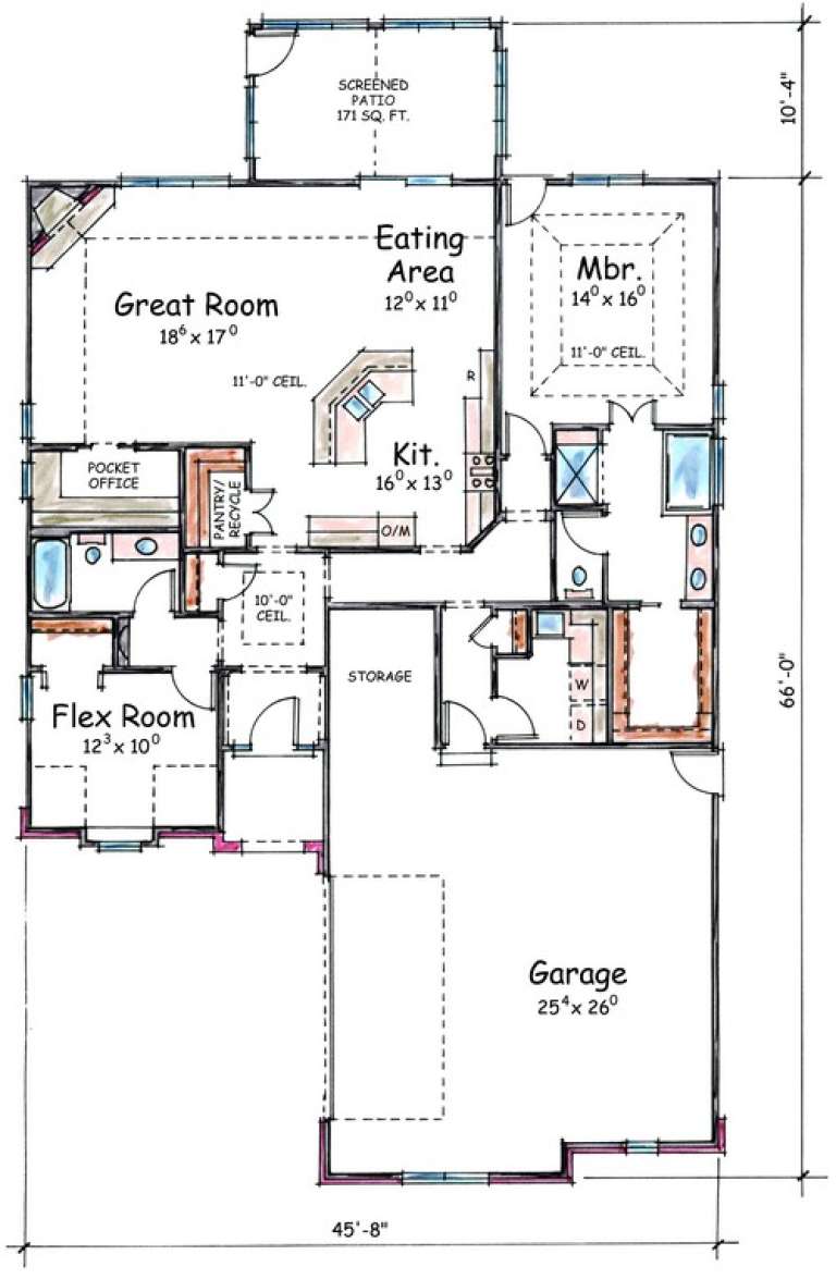 House Plan House Plan #7839 Drawing 1