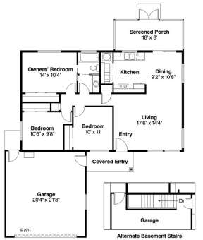 Floor Plan for House Plan #035-00133