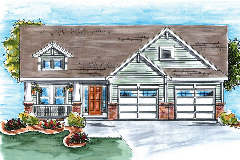 House Plan House Plan #7840 Front Elevation