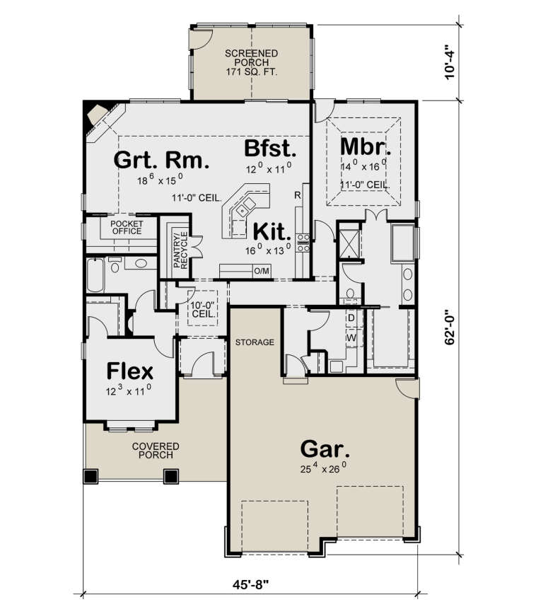 House Plan House Plan #7840 Drawing 1