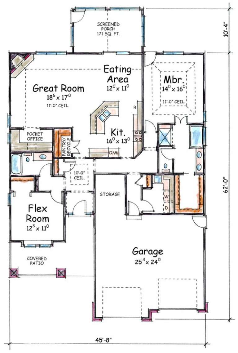 House Plan House Plan #7840 Drawing 1