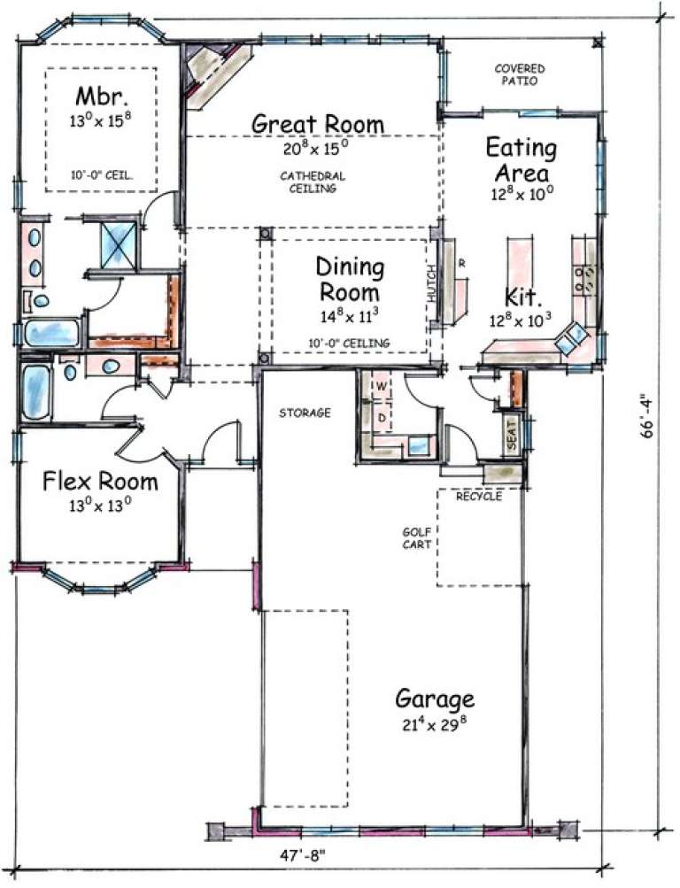 House Plan House Plan #7844 Drawing 1