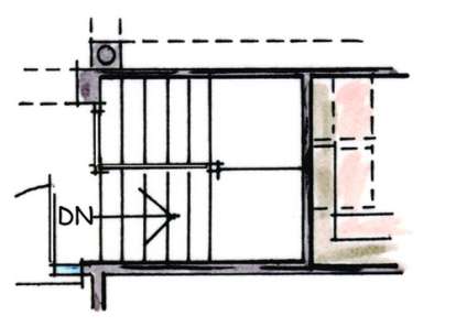 Optional Basement Stairs for House Plan #402-01378