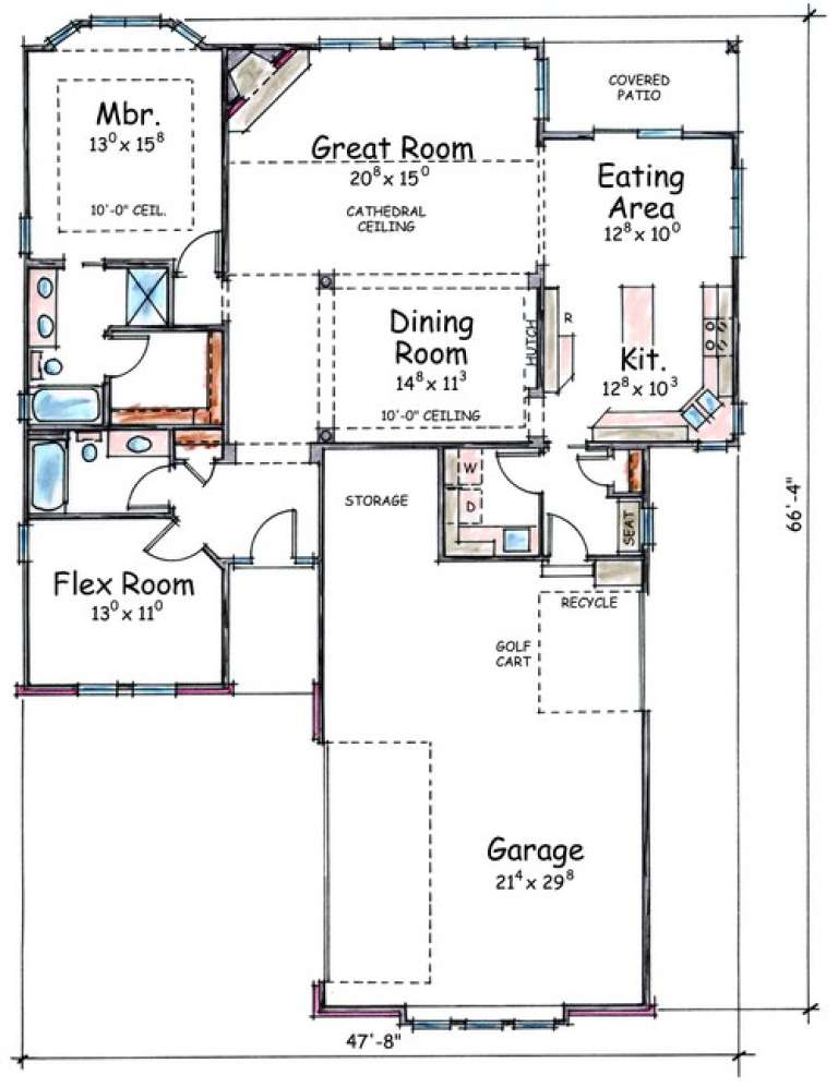 House Plan House Plan #7845 Drawing 1