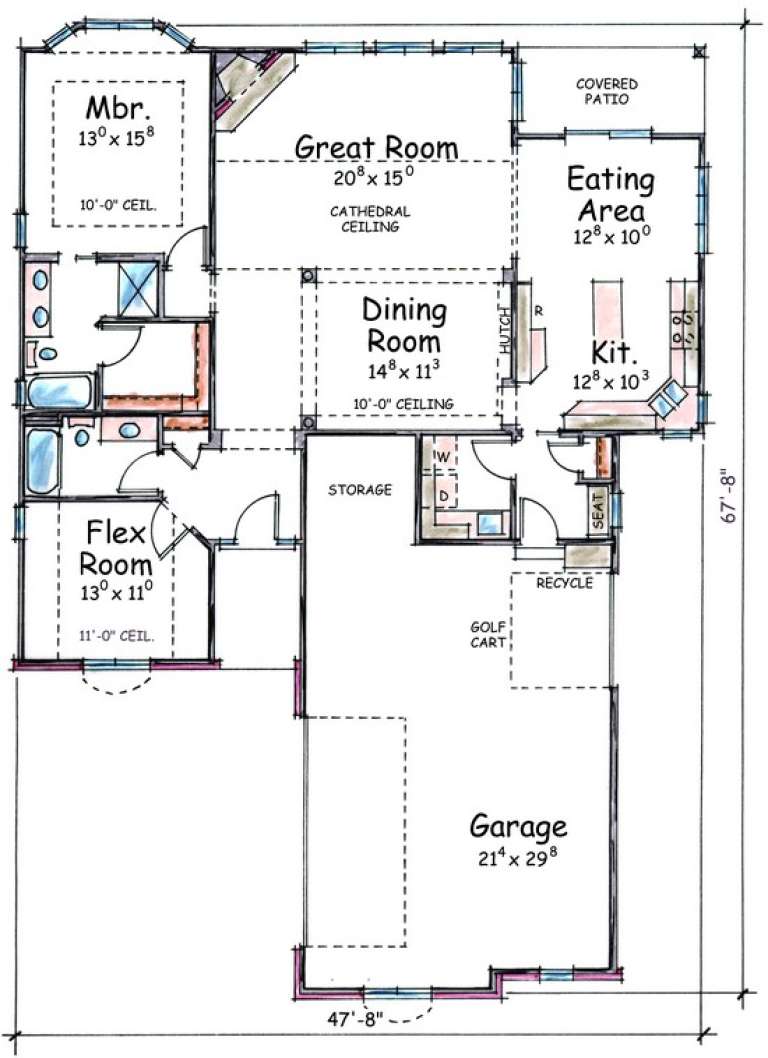 House Plan House Plan #7846 Drawing 1