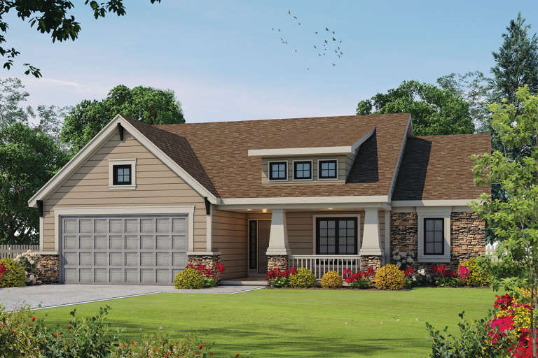 House Plan House Plan #7847 Front Elevation 