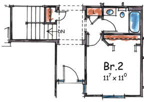 Optional Basement Stairs for House Plan #402-01381