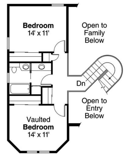Floorplan 2 for House Plan #035-00134