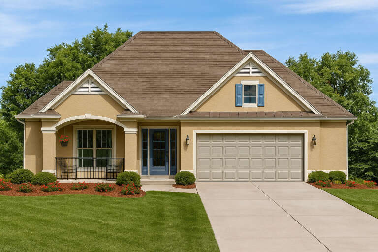 House Plan House Plan #7851 Front Elevation