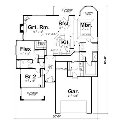 Main Floor  for House Plan #402-01385
