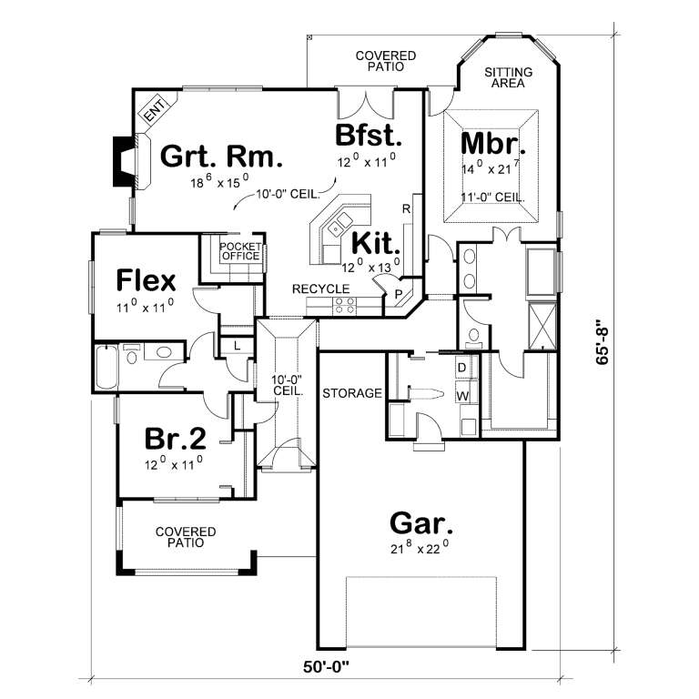 House Plan House Plan #7851 Drawing 1