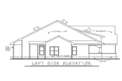 Craftsman House Plan #402-01386 Elevation Photo