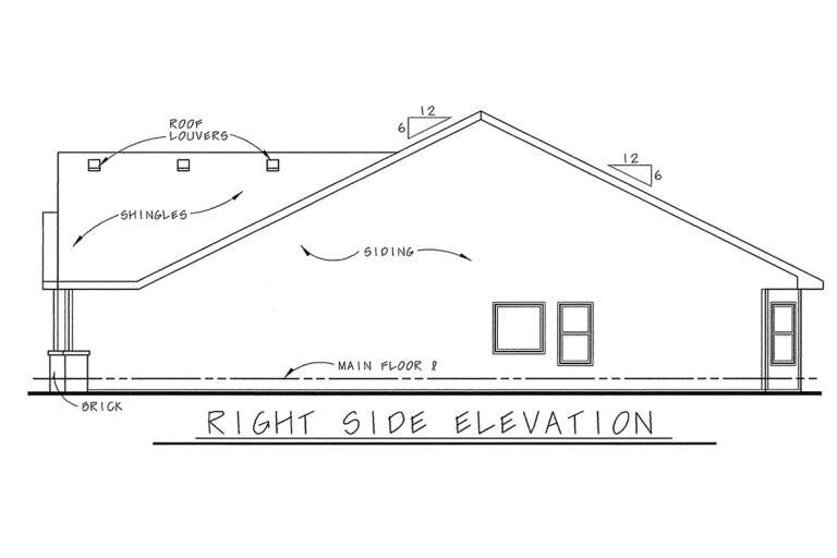 Craftsman House Plan #402-01386 Elevation Photo