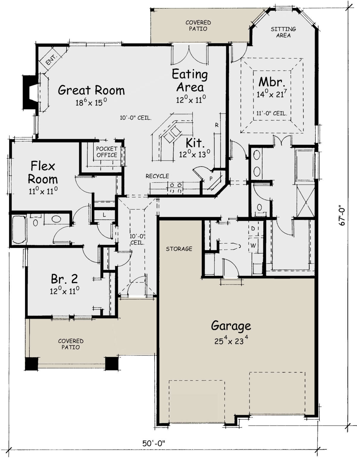 Main Floor for House Plan #402-01386