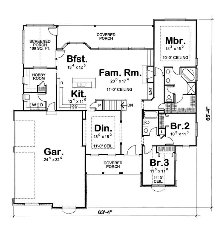 House Plan House Plan #7859 Drawing 1