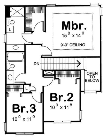 Floorplan 2 for House Plan #402-01394