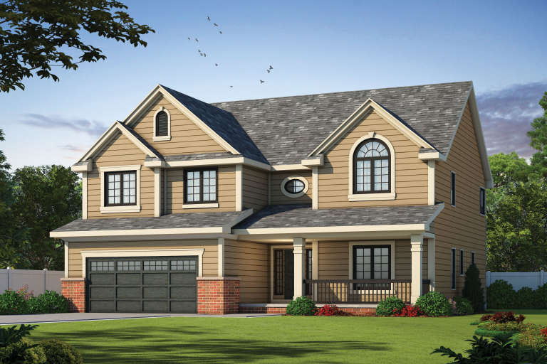 House Plan House Plan #7861 Front Elevation 